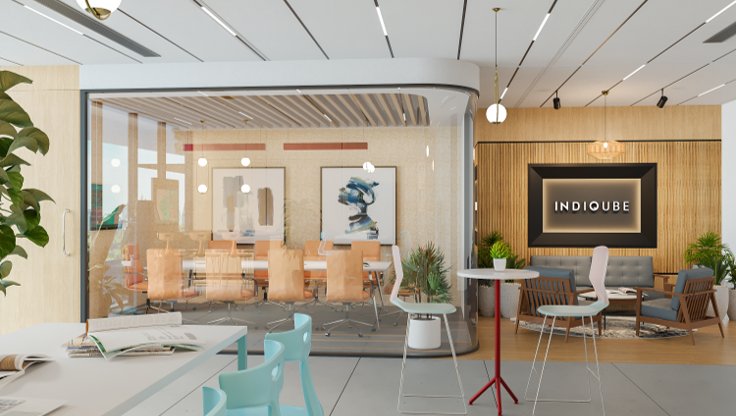 IndiQube Capitol coworking space in Bengaluru, India 1