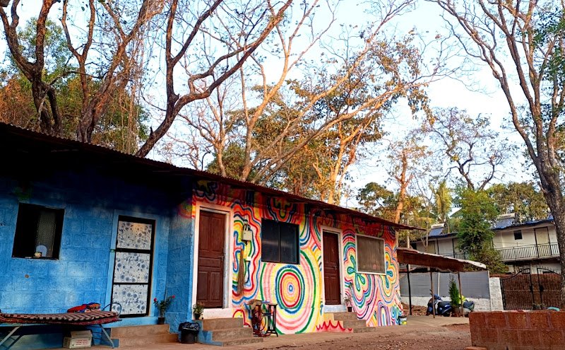 Traveller's Home coworking space in Anjuna, Vagator, India 1