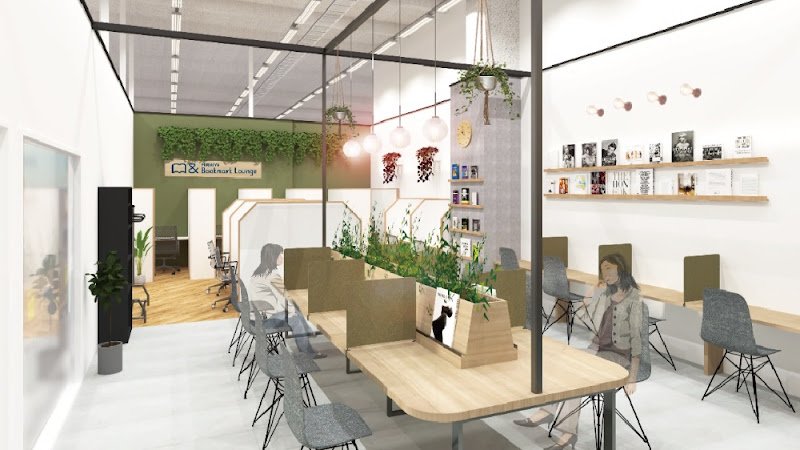 MIRAIYA Bookmark Lounge 幕張店 coworking space in Chiba, Japan 1
